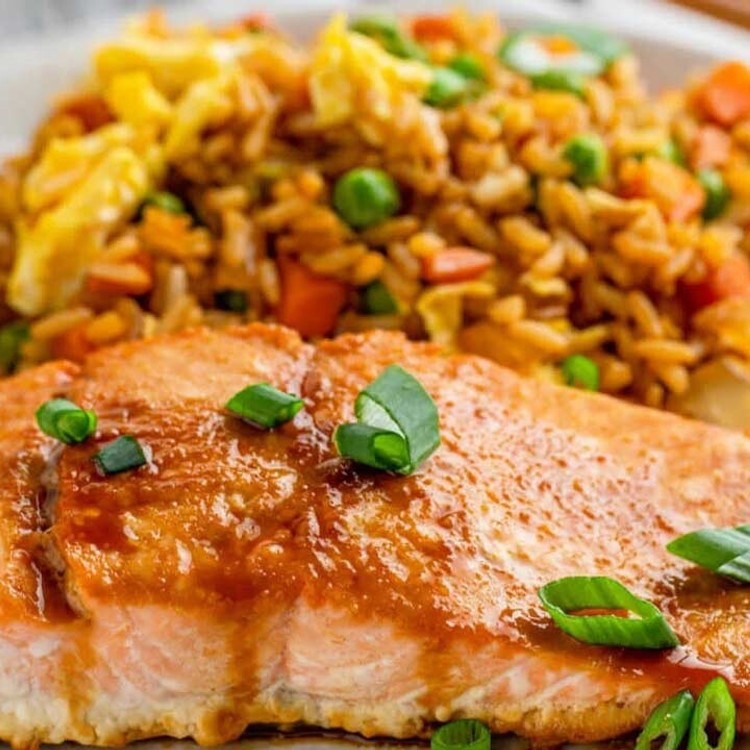 Grilled Salmon With Symphony Of Flavorful Sides