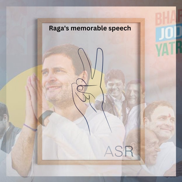 #episode 52 Raga''s Memorable speech | Bharat Jodo Yatra | J&K , Shrinagar