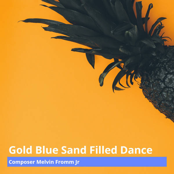 Gold Blue Sand Filled Dance