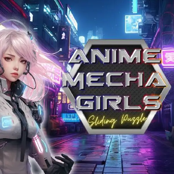 Anime Mecha Girls Sliding Puzzle