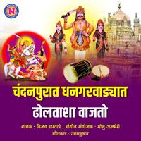 Chandanpurat Dhangarvadyat Dhol Tasha Vajto