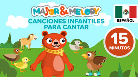 Canciones infantiles para cantar video cómico de 15 minutos