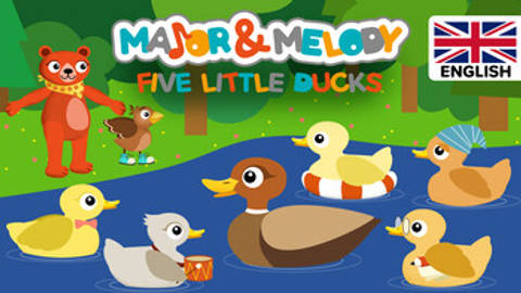 Five little ducks Nursery Rhymes for Kids / UK Version