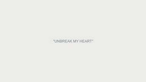 Unbreak My Heart - Track By Track