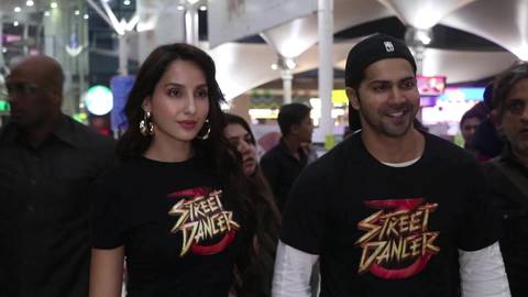 Varun-Nora Returns From Delhi
