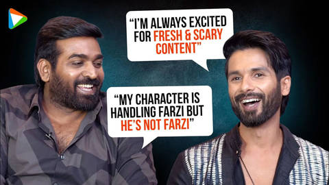 Shahid & Vijay on 'Farzi'